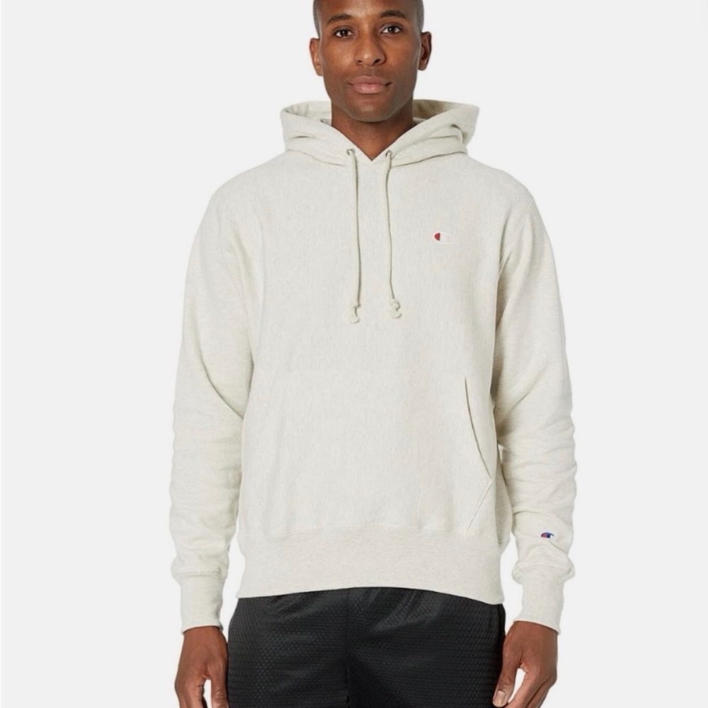 Champion Men's Beige LIFE Reverse Weave Hoodie - Sz XS - NOWT